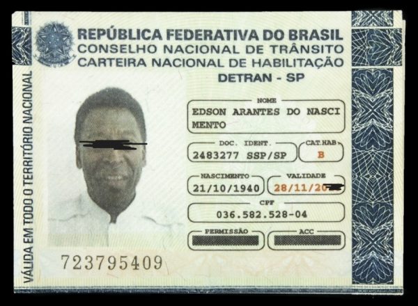 Brazilian fake driver's license for sale