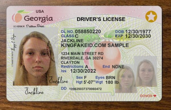 Buy fake Georgia driver license