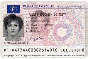 Fake France Driver’s License