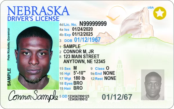 Buy fake Nebraska Driving License