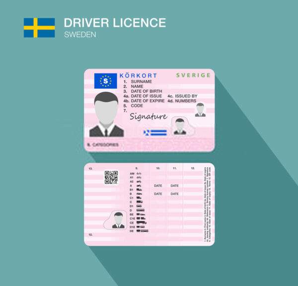 Fake Sweden Driving License