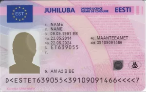 Buy fake Estonia Driving License